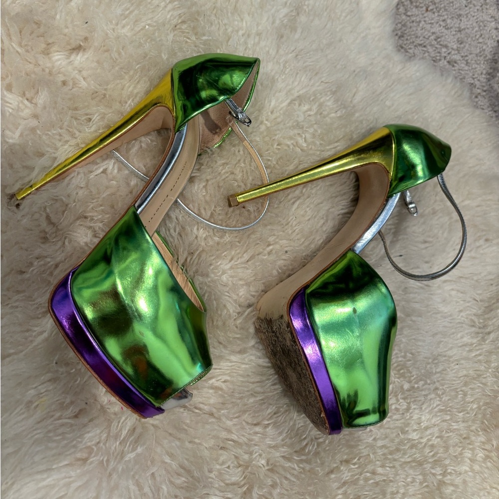 Giuseppe Zanotti Sharon 105PL Raso Heels size 37.5